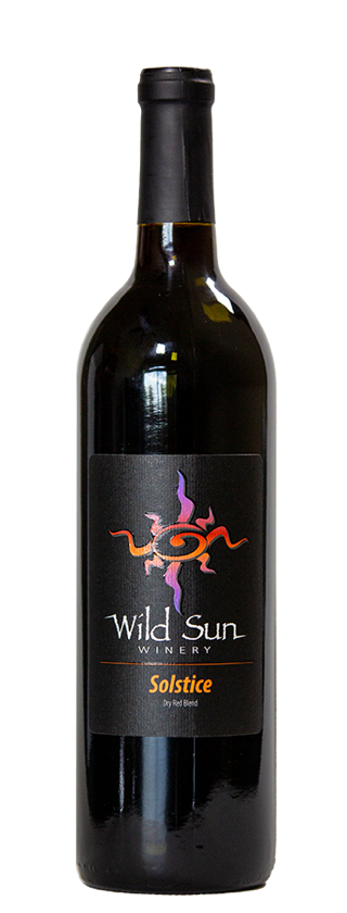 Bottle of Solstice wine